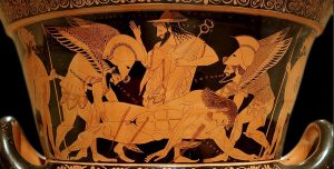 Hermes, Príamo y Aquiles