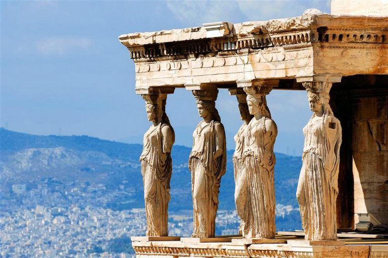 Cariàtides. El Partenón. Atenas. Grecia