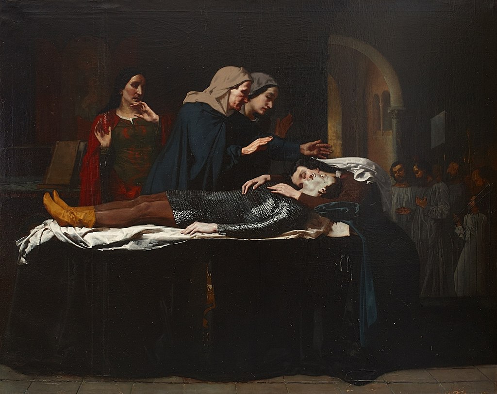 Los amantes de Teruel, por Juan García Martínez. 1857. Museo del Prado.