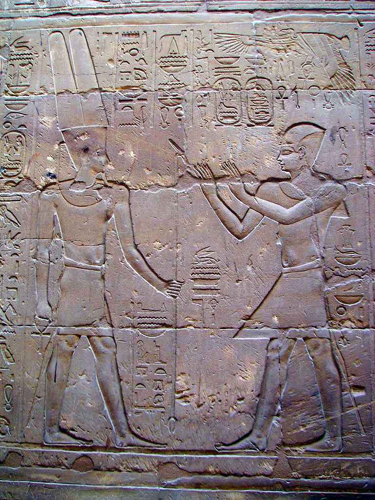 Relleu d'Alexandre a Luxor.
