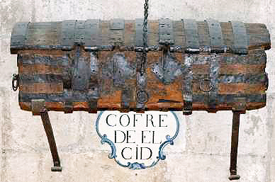 Cofre de El Cid. Capilla del Corpus Christi en la Catedral de Burgos