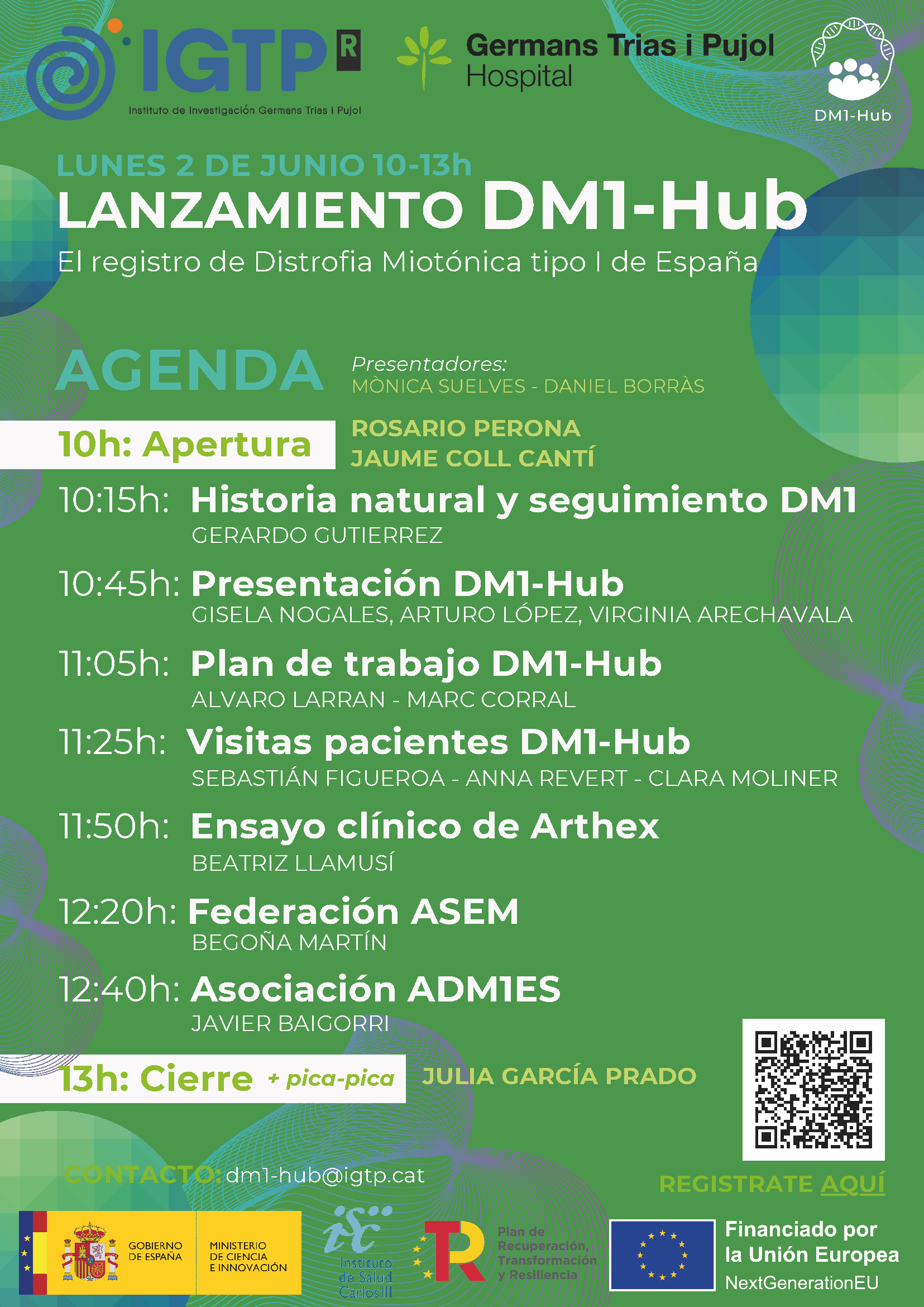Presentació del projecte nacional DM1-Hub