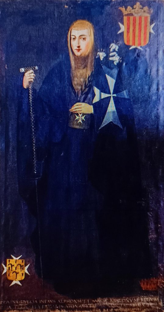 Sra. Dulce, infanta d'Aragó, filla d'Alfonso II i filla d'Alfonso II