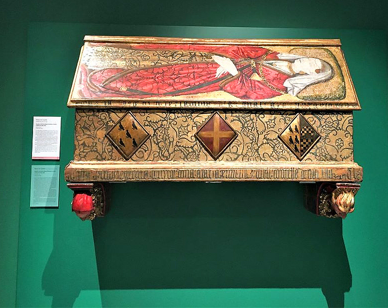 Arca sepulcral de Dª María Ximénez Cornel, Condesa de Barcelos (Museo Zaragoza)